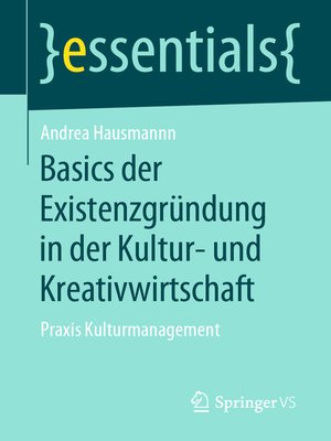 cover image of Basics der Existenzgründung in der Kultur- und Kreativwirtschaft